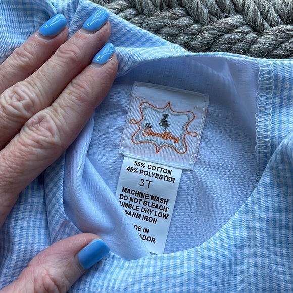 3T Smockling pumpkin dress, brand new🧡 - Picture 2 of 3